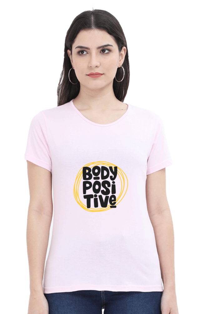 cotton t shirt for women half sleeves baby pink