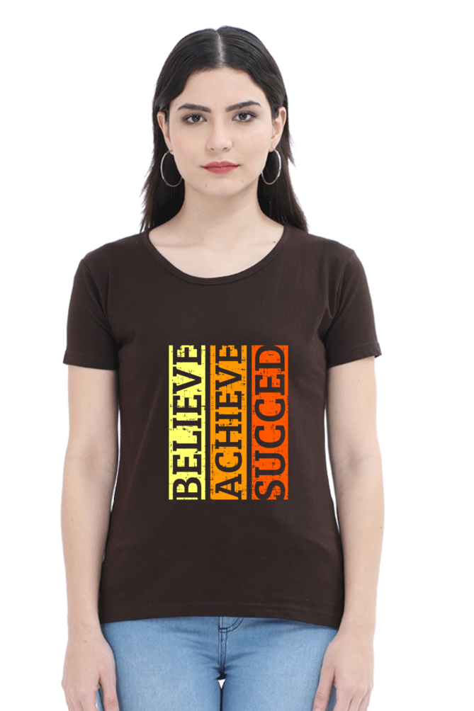 best t shirts for women brown color