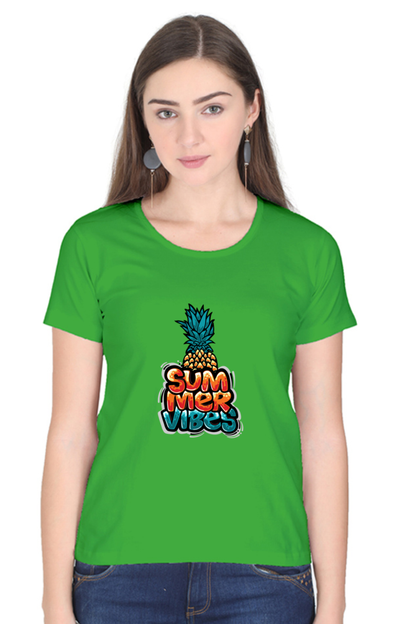 Summer Vibes Women’s T-shirt - Flag Green / XL