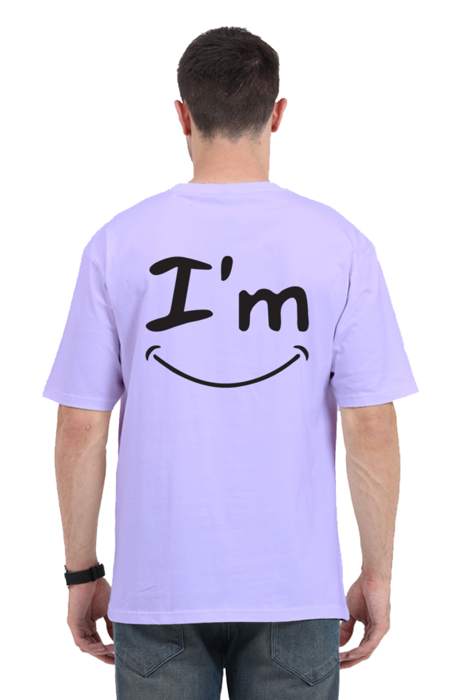 I'm Fine (Back) Unisex Oversized T-shirt