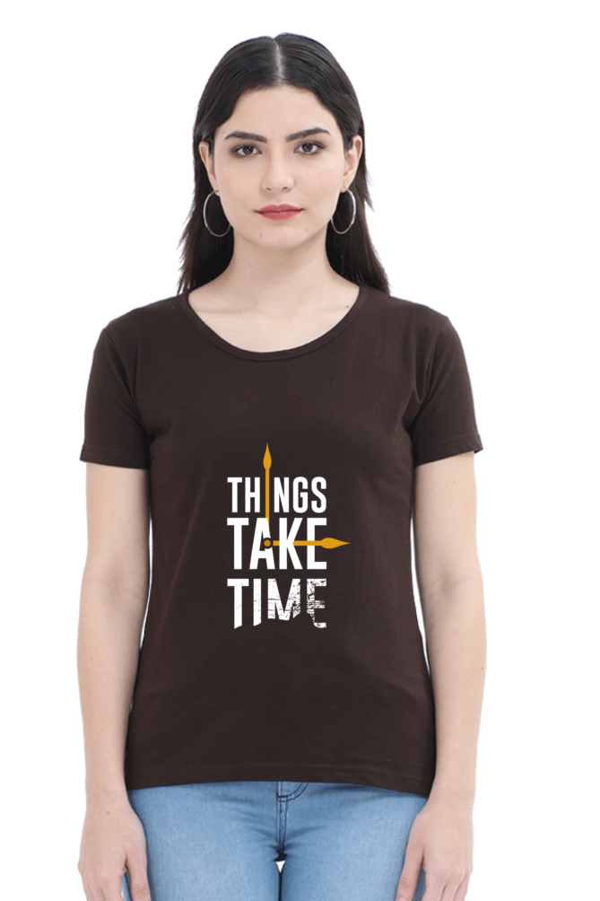 Things Take Time - Coffee Brown / S