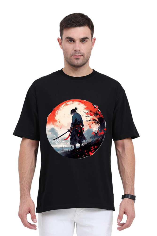 Samurai Series 1 Unisex Oversized T-shirt - Black / S