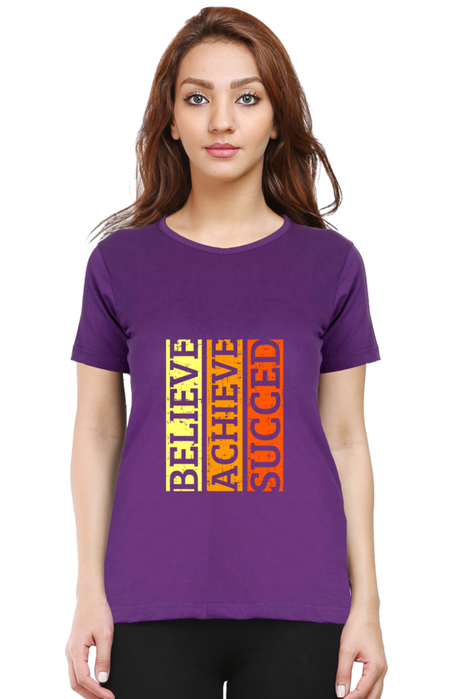 best t shirts for women violet color