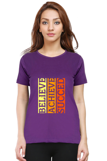 best t shirts for women violet color