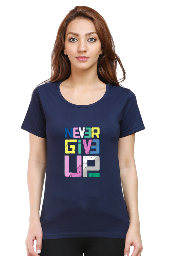 Never Give Up - Navy Blue / S