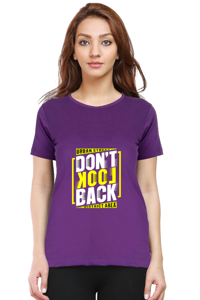 Don’t Look Back Women’s T-Shirt - Purple / S