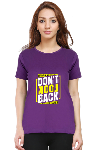 Don’t Look Back Women’s T-Shirt - Purple / S