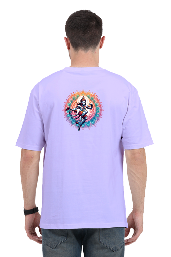 Hanuman Series 27 Unisex Oversized T-shirt - Lavender / XL