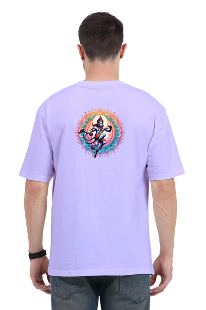 Hanuman Series 27 Unisex Oversized T-shirt - Lavender / XL