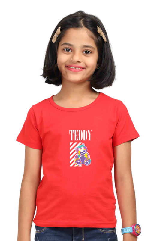 t shirts for kids girls with text red color