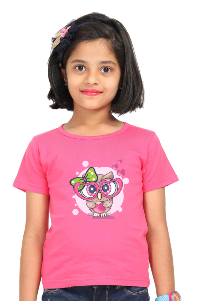 Cute Owl Girls T-shirt