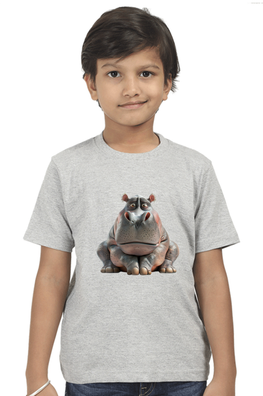 Grumpy Hippo Boys T-shirt