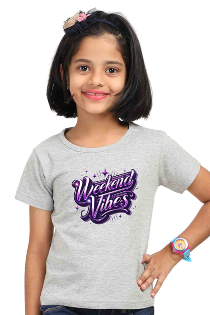 Weekend Vibes Girls T-shirt