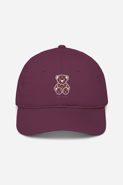 Sitting Teddy Baseball Cap - Maroon / Standard