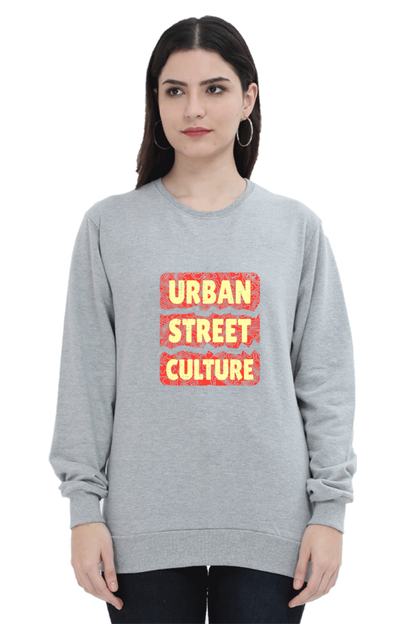 Urban Street Culture Unisex Sweatshirt - Grey Melange / S