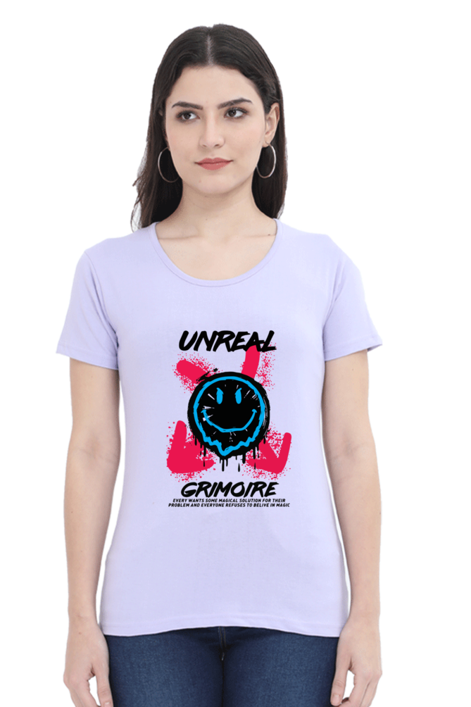 Unreal Grimoire Women’s T-shirt - Lavender / S