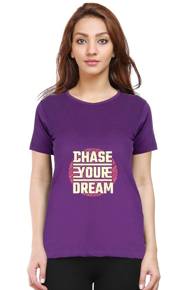 Chase Your Dream Women’s T-Shirt - Purple / S