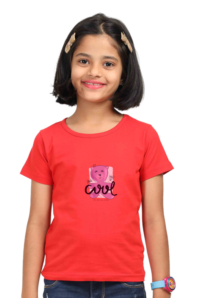 kids wear for girls red color