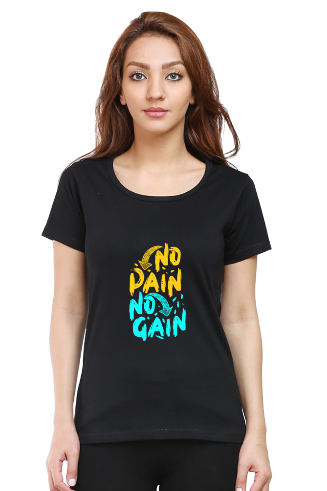 No Pain No Gain Women’s T-shirt - Black / S