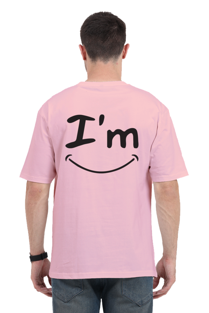 I'm Fine (Back) Unisex Oversized T-shirt