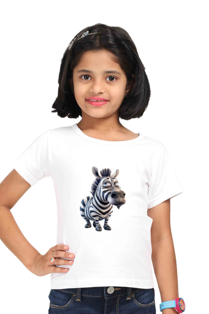 Grumpy Zebra Girls T-shirt