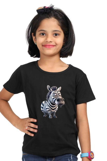 Grumpy Zebra Girls T-shirt