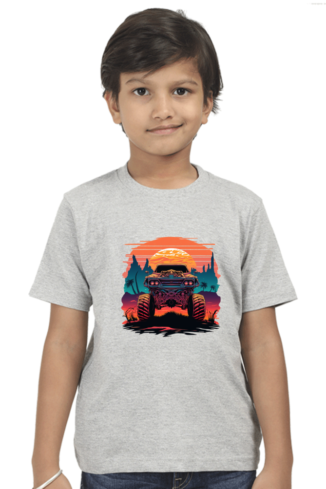 Vintage Monster Car Boys T-shirt