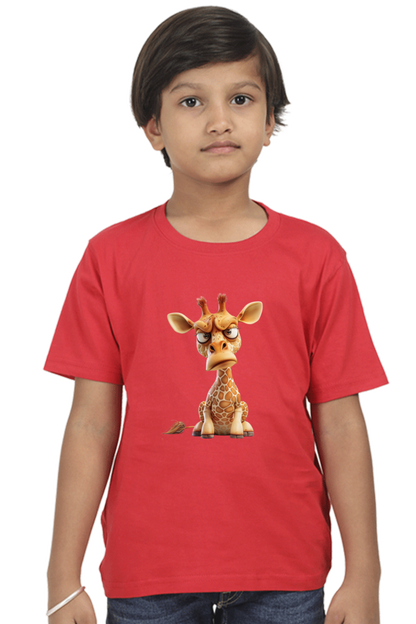 Grumpy Giraffe Boys T-shirt