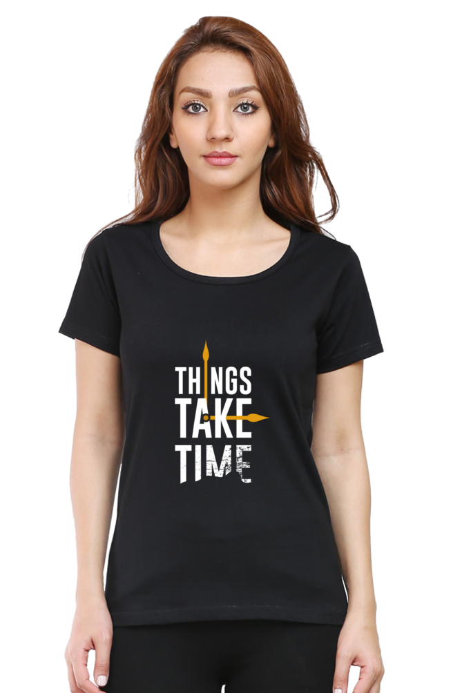 Things Take Time - Black / S