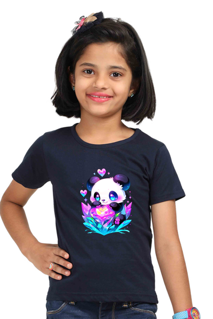 Sparkle Panda Girls T-shirt