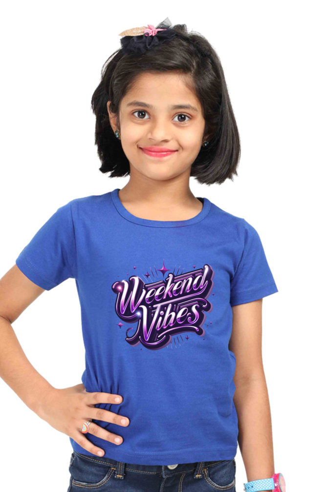 Weekend Vibes Girls T-shirt