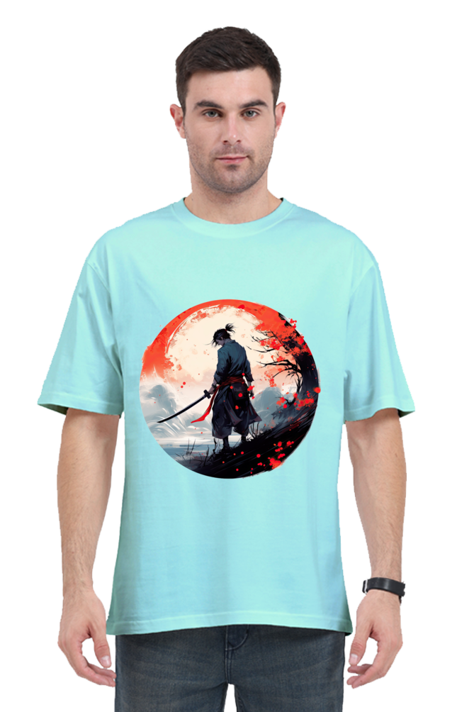 Samurai Series 1 Unisex Oversized T-shirt - Mint / L