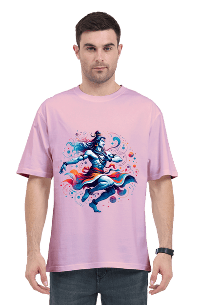 Shiva Series 8 Unisex Oversized T-shirt - Light Baby Pink / S