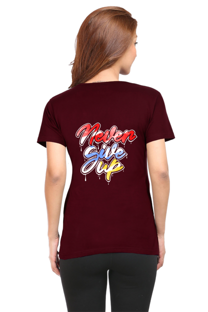 Never Give Up Women's T-shirt