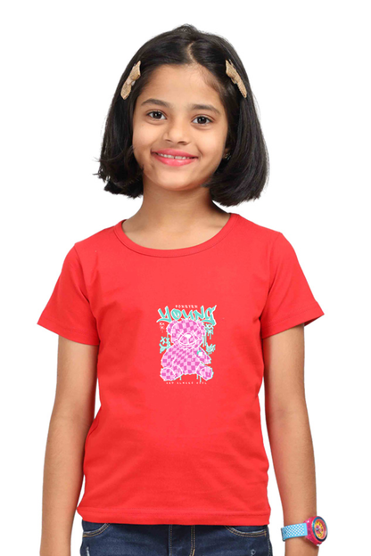 kids wear for girls red color