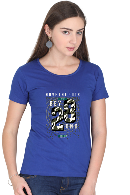 Have The Guts Women’s T-Shirt - Royal Blue / S