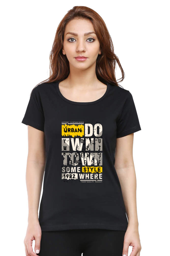 Urban Style Women’s T-shirt - Black / S