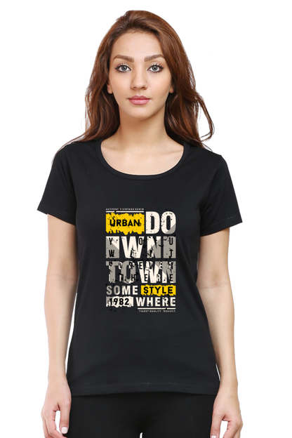 Urban Style Women’s T-shirt - Black / S