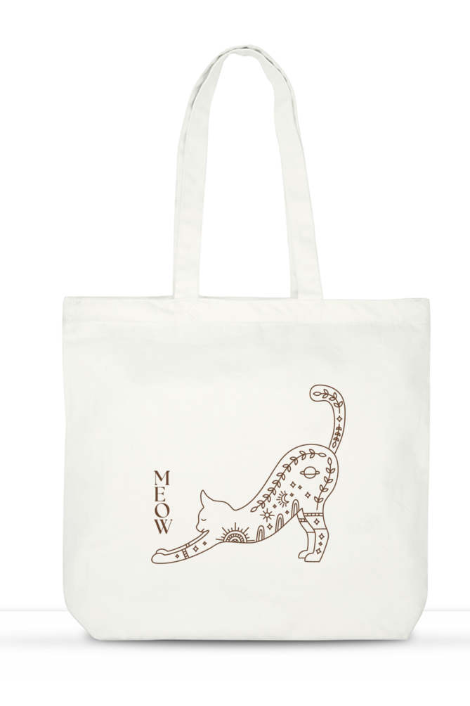 Meow Unisex Tote Bag - Standard