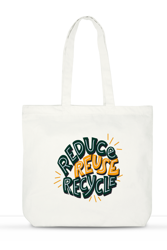 Reduce Reuse Recycle Unisex Tote Bag