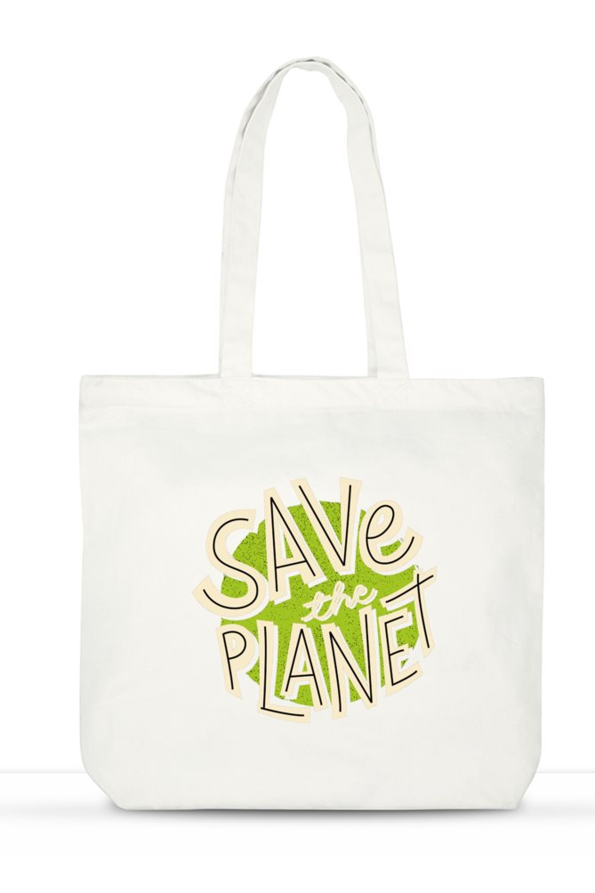 Save The Planet Unisex Tote Bag